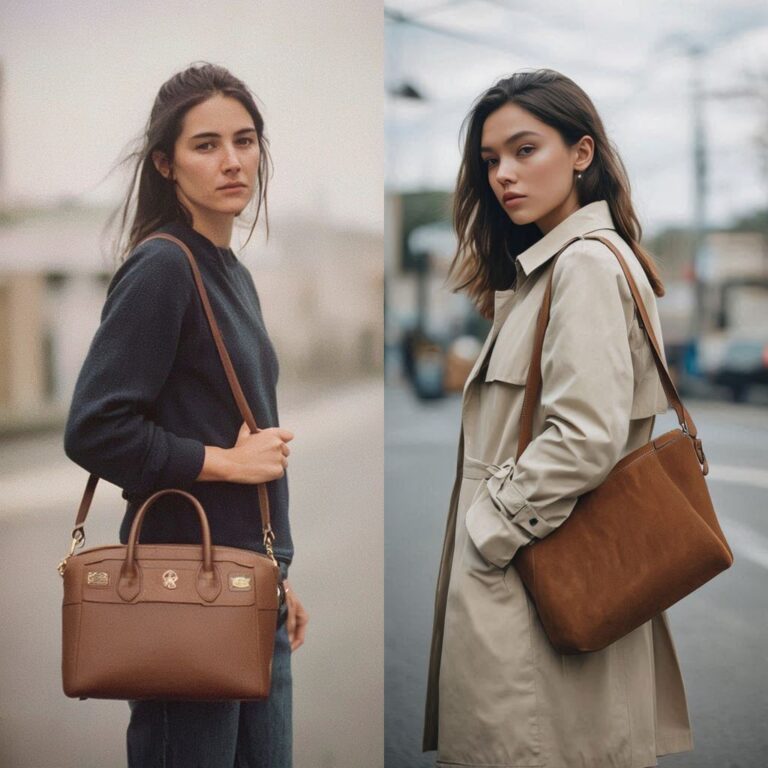 Comparison of 2005 Y2K luxury bag trends versus 2026 archival revival styling.