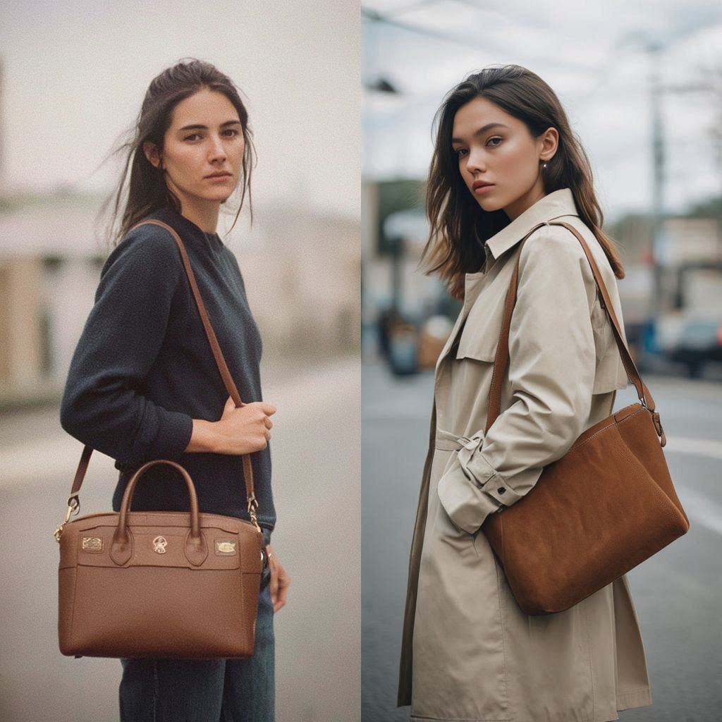 Comparison of 2005 Y2K luxury bag trends versus 2026 archival revival styling.
